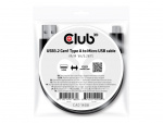 Club 3D USB 2.0 / USB 3.0 / USB 3.2 Gen 1 USB-kabel 1 m svart Club 3D USB 2.0 / USB 3.0 / USB 3.2 Gen 1 USB-kabel 1 m svart