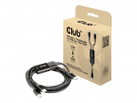 Club 3D USB type C-kabel 1,83 m svart hvit Club 3D USB type C-kabel 1,83 m svart hvit