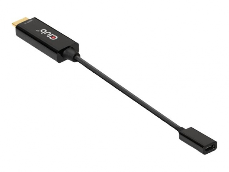 Club 3D Videoadapterkabel HDMI / USB 22 cm svart