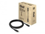 Club 3D USB Type-C-forlengelseskabel 2 m svart