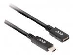Club 3D USB Type-C-forlengelseskabel 2 m svart