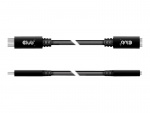 Club 3D USB Type-C-forlengelseskabel 2 m svart