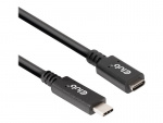 Club 3D USB Type-C-forlengelseskabel 2 m svart