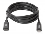 Club 3D USB Type-C-forlengelseskabel 2 m svart
