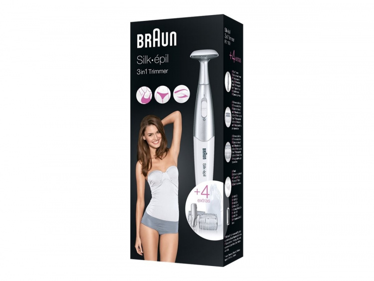 Braun hvit bikinilinjetrimmer FG 1100