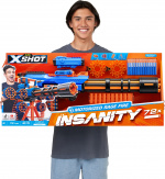 X-Shot Insanity-Motorisert Age Fire Gatlin-pistol med stativ - skumgummipistol
