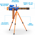 X-Shot Insanity-Motorisert Age Fire Gatlin-pistol med stativ - skumgummipistol