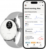 Withings Scanwatch Light smartklokke, 37 mm, hvit/grå