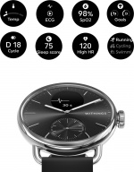 Withings Scanwatch 2 smartklokke, 38 mm, svart
