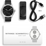 Withings Scanwatch 2 smartklokke, 42 mm, svart