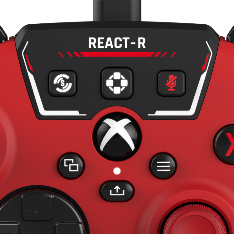 Turtle Beach React-R kablet spillkontroller, rød, Xbox / PC