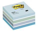 3M Post-it notatkuber blå pastell 76 x 76 mm