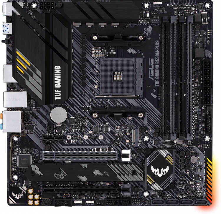 ASUS TUF GAMING B550M-PLUS AM4 microATX-hovedkort ASUS TUF GAMING B550M-PLUS AM4 microATX-hovedkort
