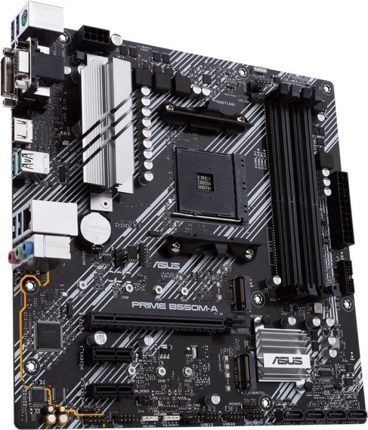 ASUS Prime B550M-A AM4 microATX-hovedkort ASUS Prime B550M-A AM4 microATX-hovedkort