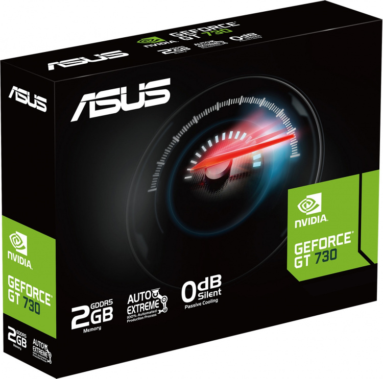 ASUS GeForce GT 730 2 GB GDDR5-grafikkort ASUS GeForce GT 730 2 GB GDDR5-grafikkort