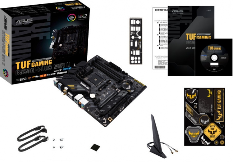 ASUS TUF GAMING B550M-PLUS WIFI II AM4 mikro-ATX-hovedkort