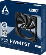 Arctic Cooling Arctic F12 PWM PST-vifte, 120 mm, svart