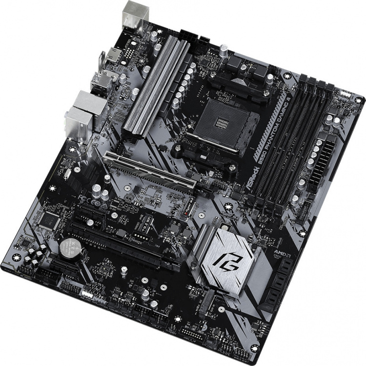 ASRock B550M PHANTOM GAMING 4 AM4 mATX-hovedkort ASRock B550M PHANTOM GAMING 4 AM4 mATX-hovedkort