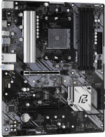 ASRock B550M PHANTOM GAMING 4 AM4 mATX-hovedkort ASRock B550M PHANTOM GAMING 4 AM4 mATX-hovedkort