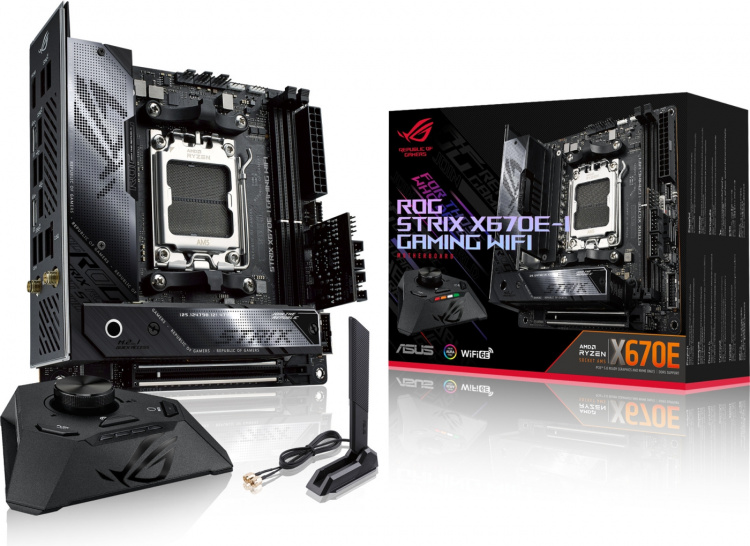 ASUS ROG STRIX X670E-I GAMING WIFI mITX-hovedkort