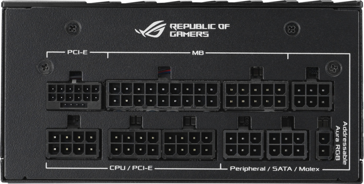 ASUS ROG LOKI 850W Platinum -SFX-L-strømforsyning, 850 W ASUS ROG LOKI 850W Platinum -SFX-L-strømforsyning, 850 W