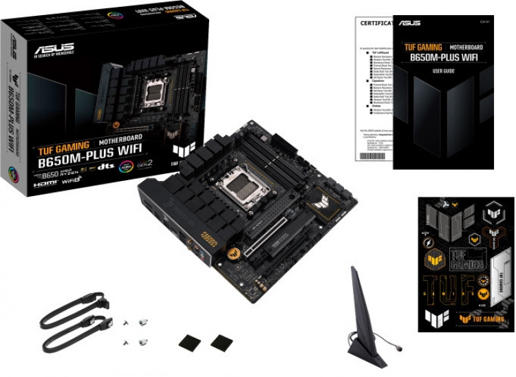 ASUS TUF GAMING B650M-PLUS WIFI mATX-hovedkort ASUS TUF GAMING B650M-PLUS WIFI mATX-hovedkort