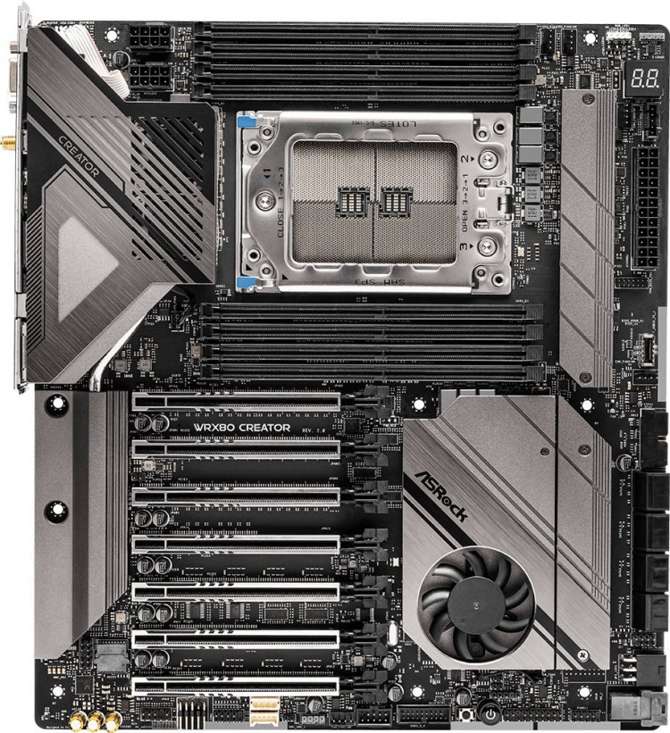 ASRock WRX80 Creator R2.0 E-ATX-hovedkort