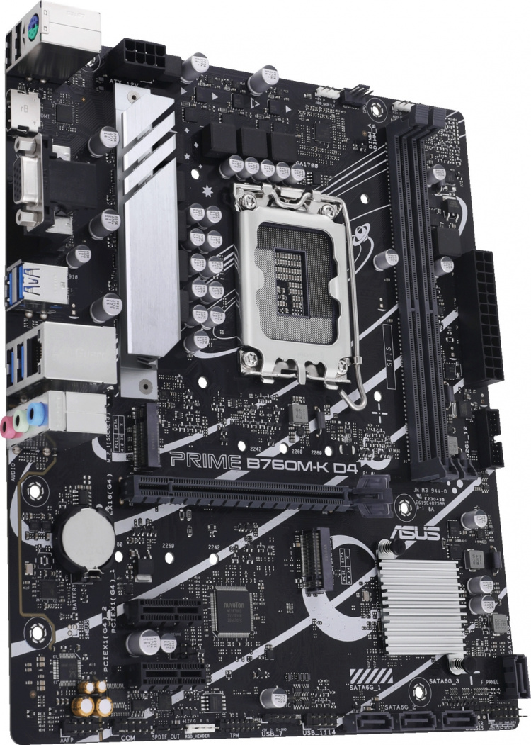 ASUS PRIME B760M-K D4 mATX-hovedkort