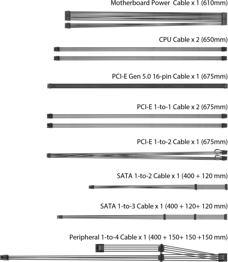 ASUS TUF Gaming 1000W ATX-strømforsyning, 1000 W ASUS TUF Gaming 1000W ATX-strømforsyning, 1000 W