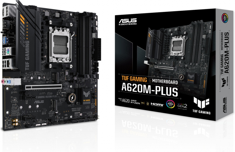 ASUS TUF GAMING A620M-PLUS mATX-hovedkort
