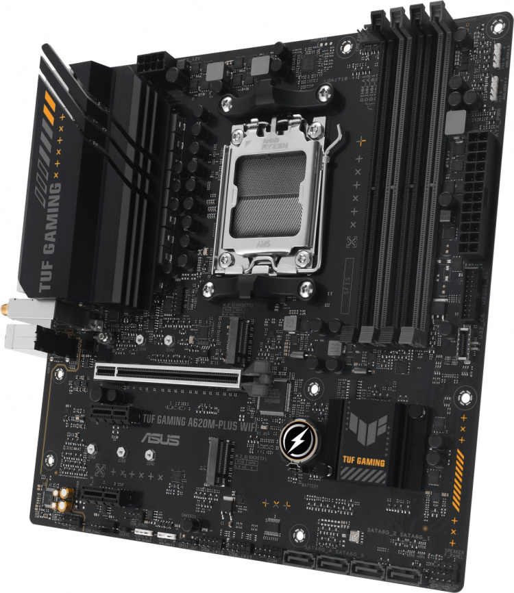 ASUS TUF GAMING A620M-PLUS WIFI mATX-hovedkort ASUS TUF GAMING A620M-PLUS WIFI mATX-hovedkort