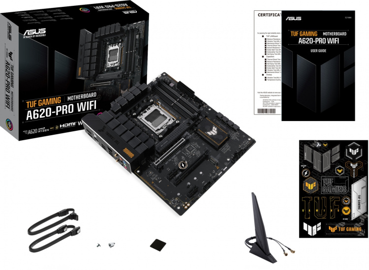 ASUS TUF GAMING A620-PRO WIFI ATX-hovedkort ASUS TUF GAMING A620-PRO WIFI ATX-hovedkort
