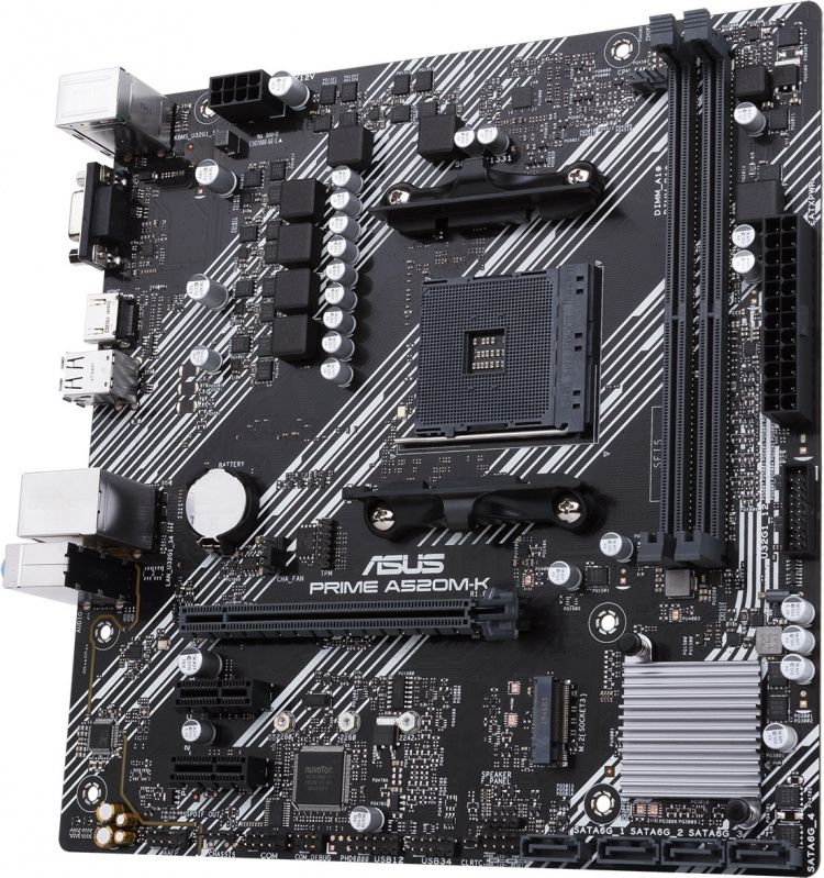ASUS Prime PRIME A520M-K mATX-hovedkort ASUS Prime PRIME A520M-K mATX-hovedkort