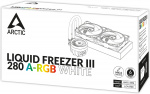 Arctic Cooling Arctic Liquid Freezer III 280 ARGB-væskekjølesystem, hvit