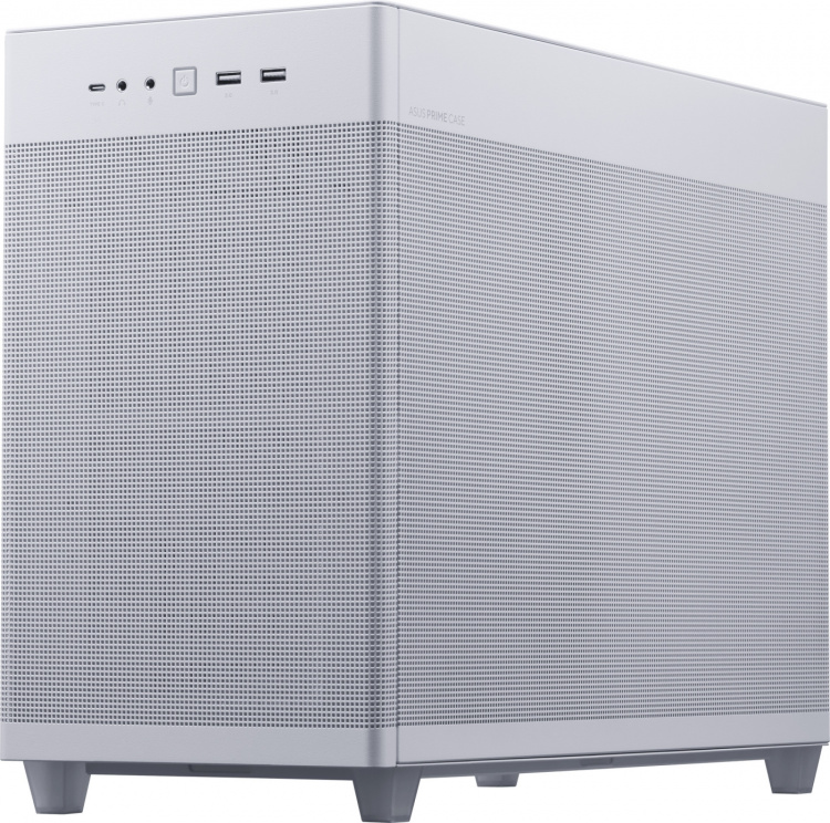 ASUS Prime AP201 TG Micro-ATX-kabinett med vindu, hvit ASUS Prime AP201 TG Micro-ATX-kabinett med vindu, hvit