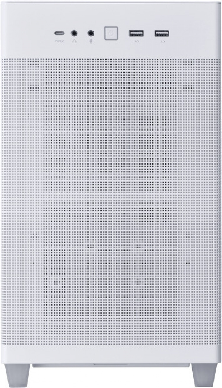 ASUS Prime AP201 TG Micro-ATX-kabinett med vindu, hvit ASUS Prime AP201 TG Micro-ATX-kabinett med vindu, hvit