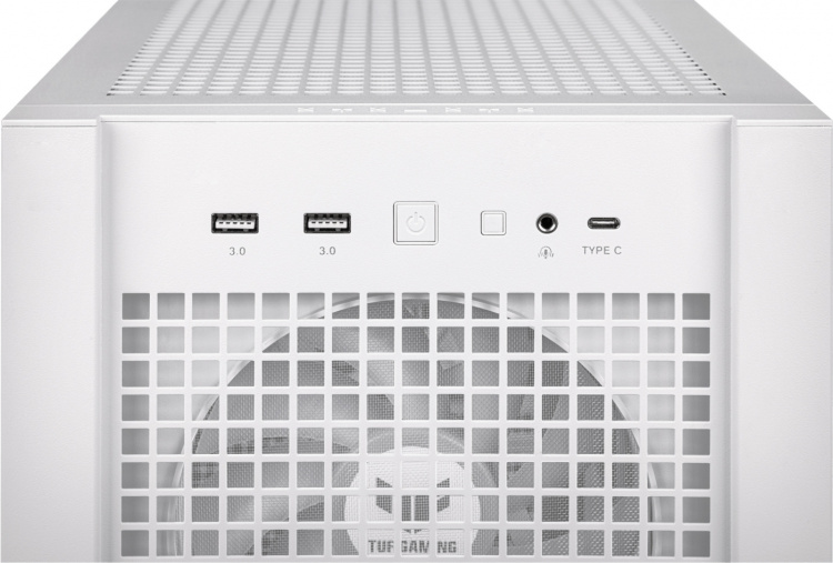 ASUS TUF Gaming GT302 TG ARGB ATX-kabinett med vindu, hvit ASUS TUF Gaming GT302 TG ARGB ATX-kabinett med vindu, hvit