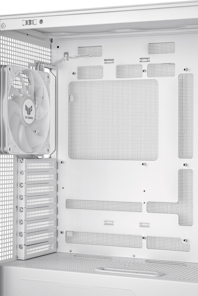 ASUS TUF Gaming GT302 TG ARGB ATX-kabinett med vindu, hvit ASUS TUF Gaming GT302 TG ARGB ATX-kabinett med vindu, hvit