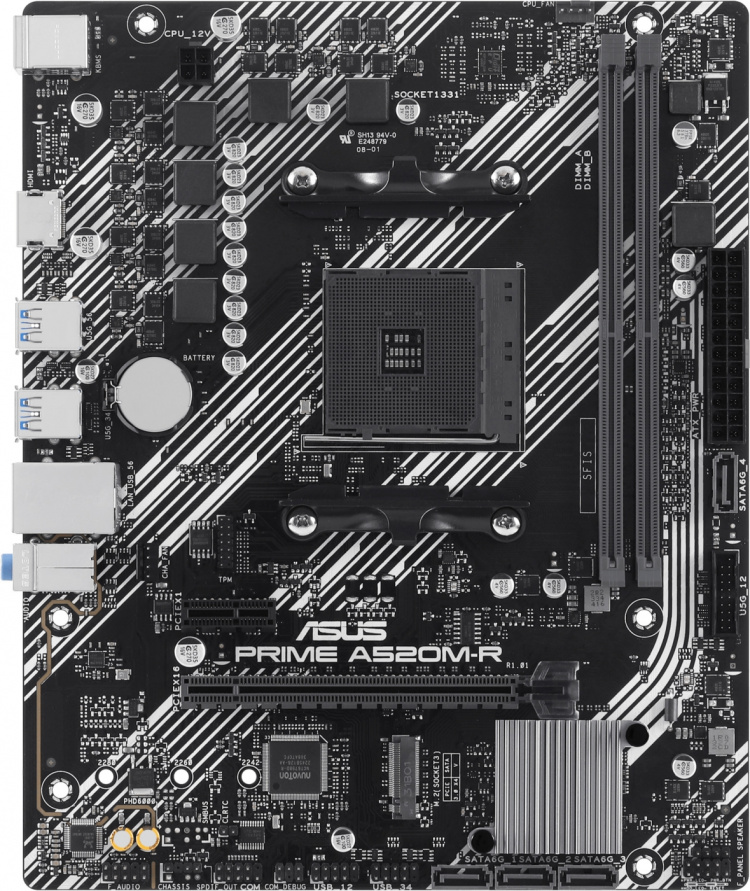 ASUS PRIME A520M-R mATX-hovedkort