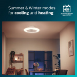 Philips Amigo takvifte med LED-belysning varm/kaldhvit 6000 lm