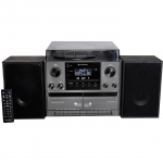 Soundmaster Stereoanlegg MCD5600 med DAB+/FM-radio, CD/MP3, platespiller, dobbel kassett, USB, Bluetooth