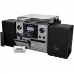 Soundmaster Stereoanlegg MCD5600 med DAB+/FM-radio, CD/MP3, platespiller, dobbel kassett, USB, Bluetooth