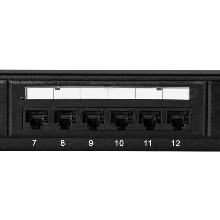 LogiLink Patchpanel 24-port Cat6 for 19