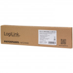 LogiLink Patchpanel 16-port Cat6 for 19-tommers rack U1 Svart