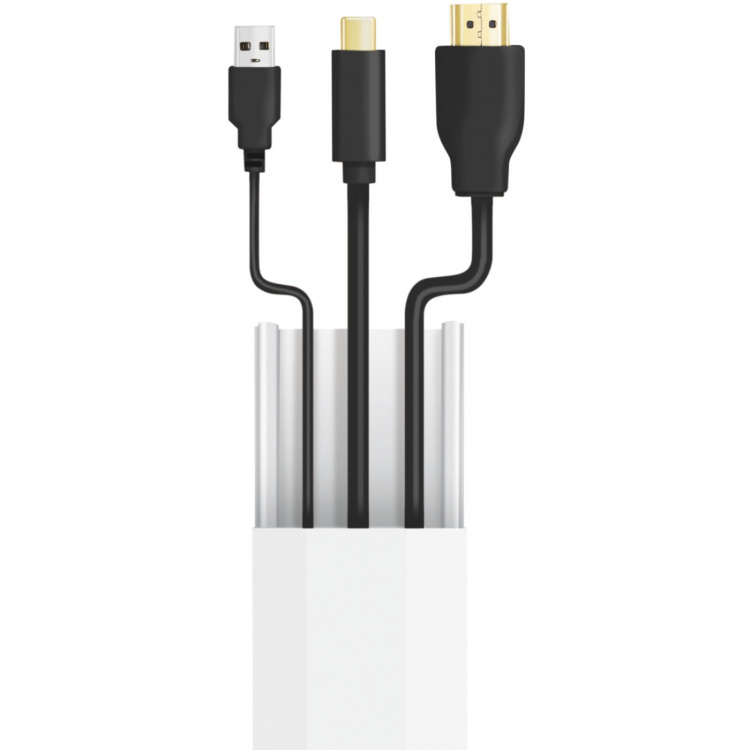 LogiLink Kabelkanalsett 67 deler Hvit