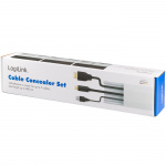 LogiLink Kabelkanalsett 67 deler Hvit