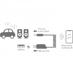 LogiLink Bluetooth-mottaker og håndfri AUX 3,5 mm BT5.3