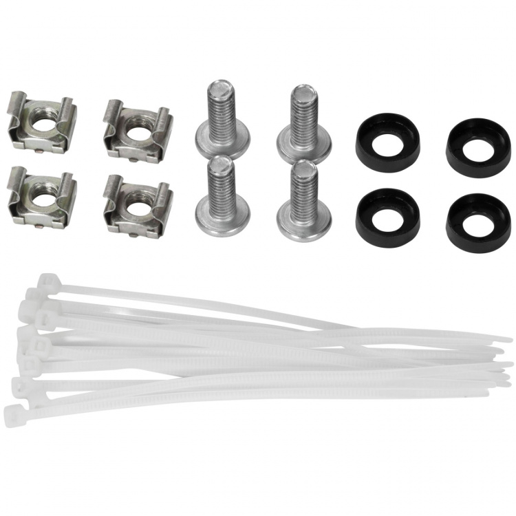 LogiLink Patchpanel 12-port Cat6 for 10-tommers rack U1 grå