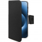 Celly Wally lommebokveske til iPhone 16 Pro Svart