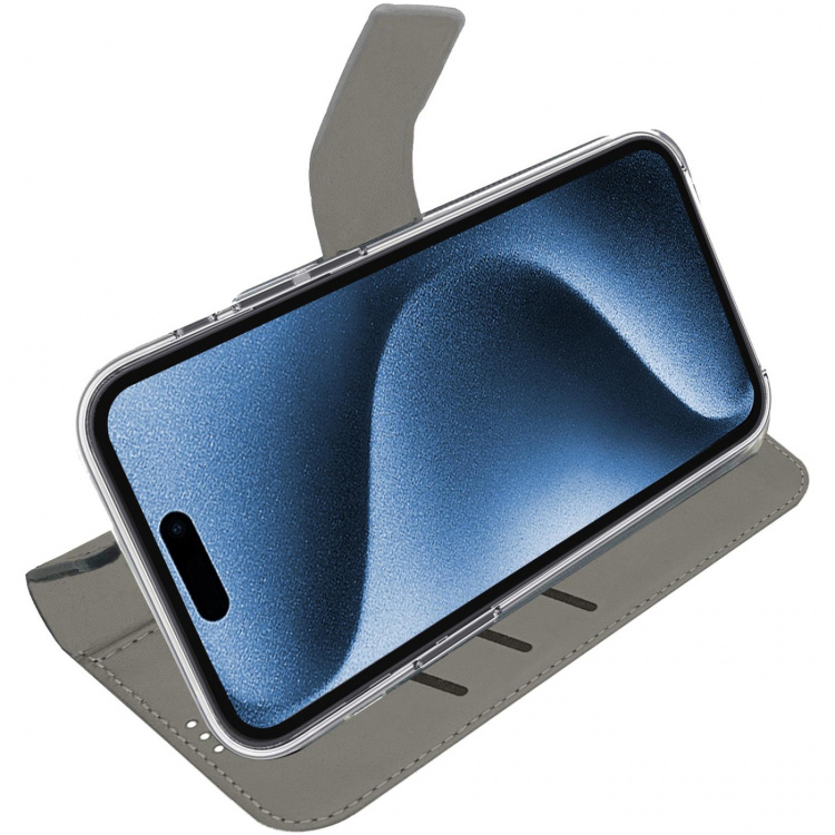 Celly Wally lommebokveske til iPhone 16 Pro Svart